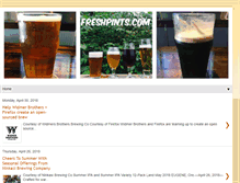 Tablet Screenshot of freshpints.com